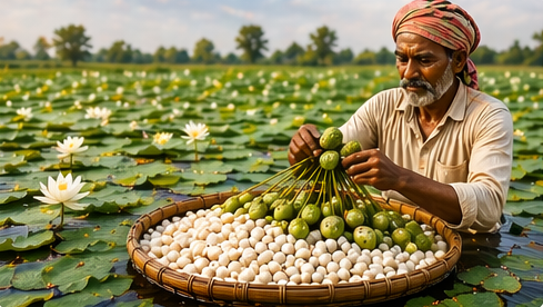 Organic Makhana Farming